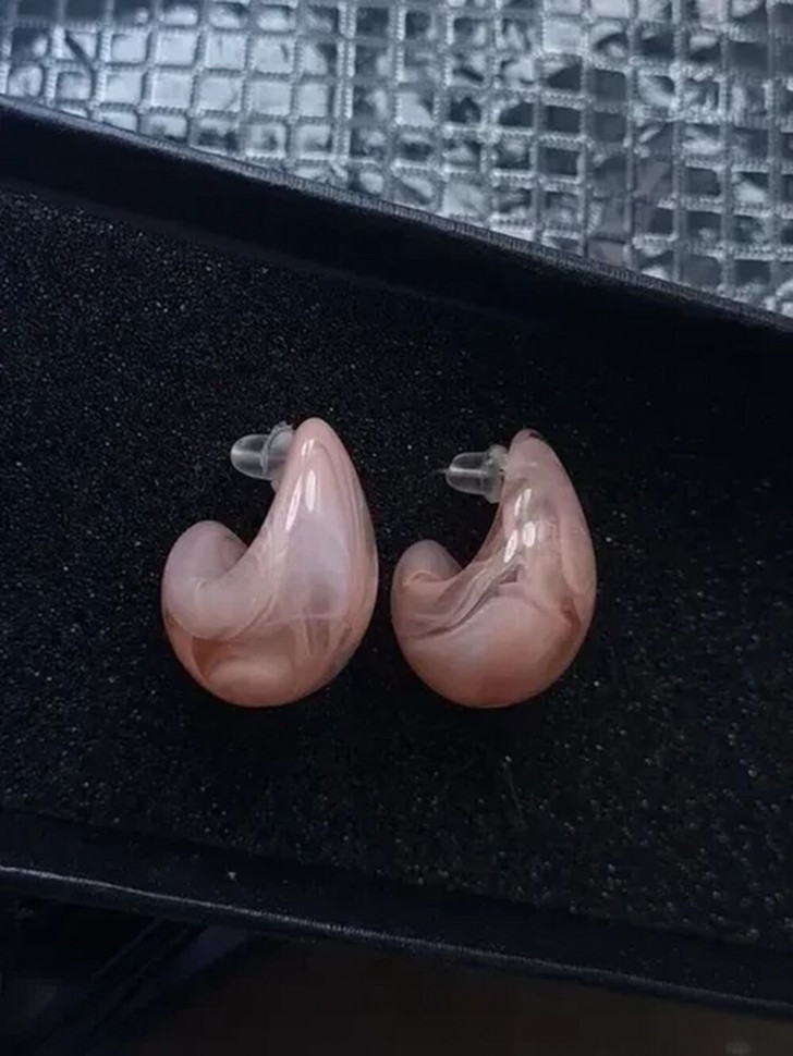 Набор серег акрил капельки (3 пары) J10141CJJ