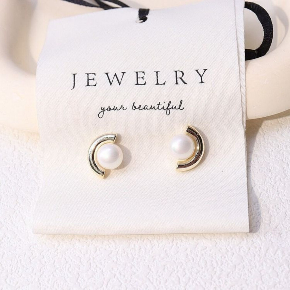 Серьги медь с напылением золотом J10667CJJ Серьги медь с напылением золотом J10667CJJ