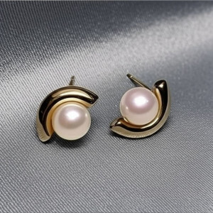 Серьги медь с напылением золотом J10667CJJ