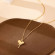 Цепочка с подвеской в форме золотистого бантика CJH67215 Цепочка с подвеской в форме золотистого бантика CJH67215