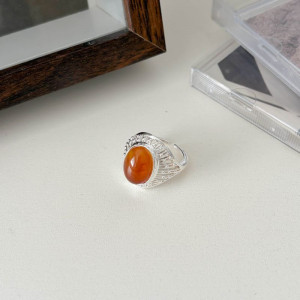 Серебряное кольцо с тигровым глазом ASUZ02069