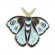 Винтажная брошь-номерной знак ASUY38703