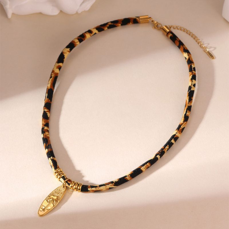 Колье из стали CJP62286