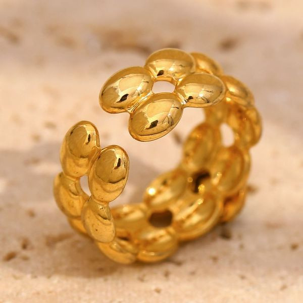 Широкое ажурное кольцо с овальной бирюзой CJL49862