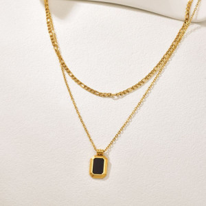 Колье из стали CJQ17688 Колье из стали CJQ17688