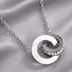 Цепочка кулон титановая сталь 1J12495CJJ Цепочка кулон титановая сталь 1J12495CJJ