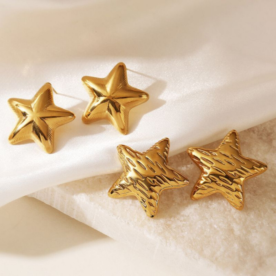 Серьги сталь CJH43479 Серьги сталь CJH43479