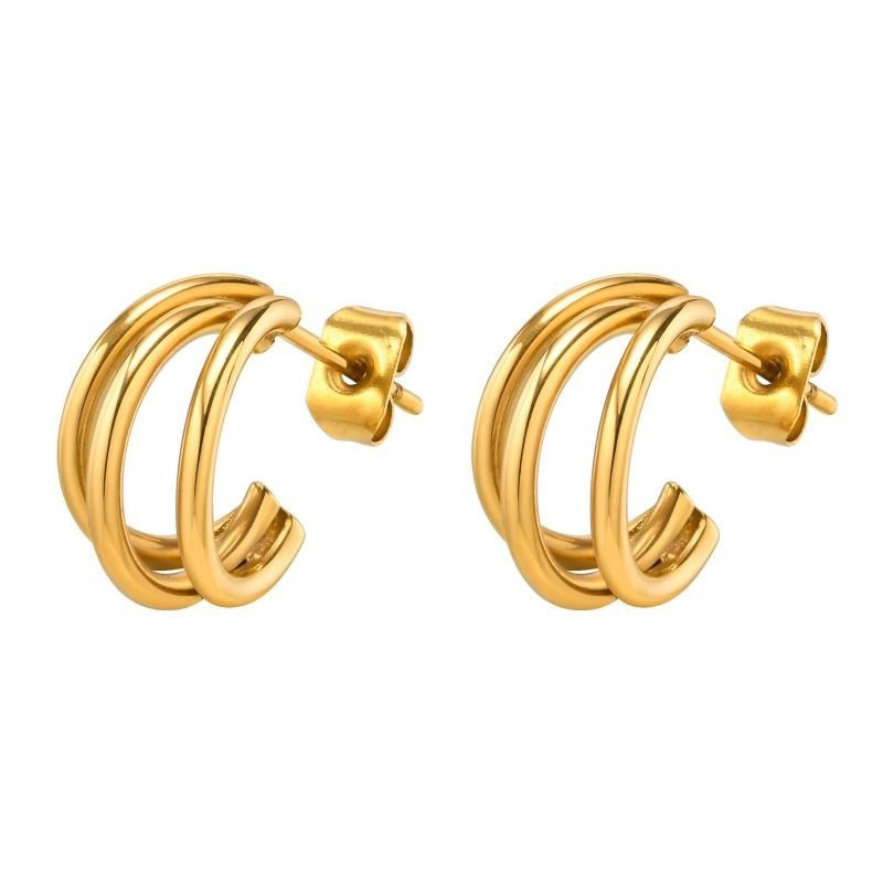 Серьги сталь CJD04753