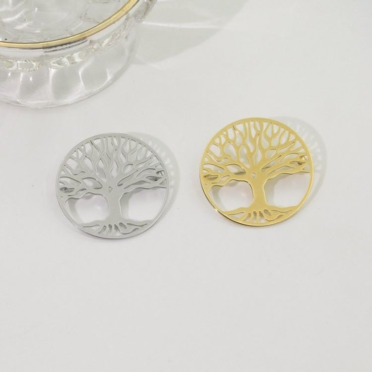 Брошь Медицинская сталь с напылением золотом J11072CJJ