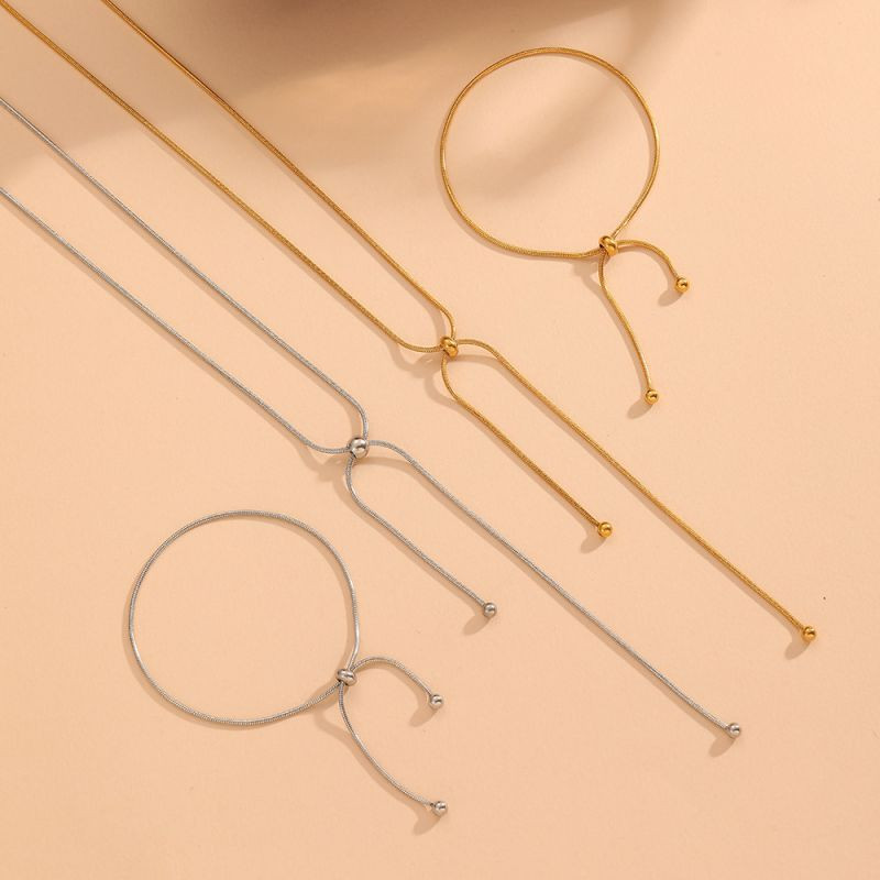 Стальной комплект бижутерии CJM07688