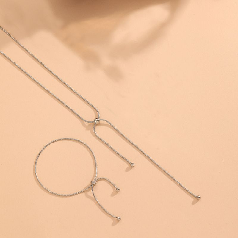 Стальной комплект бижутерии CJM07688