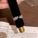 Серебряное кольцо с листом и цирконом CJZ41927