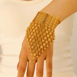 Браслет слейв золотое руно с монетками