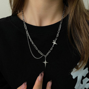 Колье из стали CJH56305