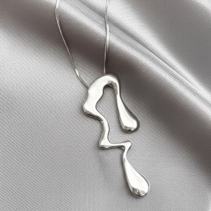 Колье ювелирный сплав капля 1J11755CJJ Колье ювелирный сплав капля 1J11755CJJ