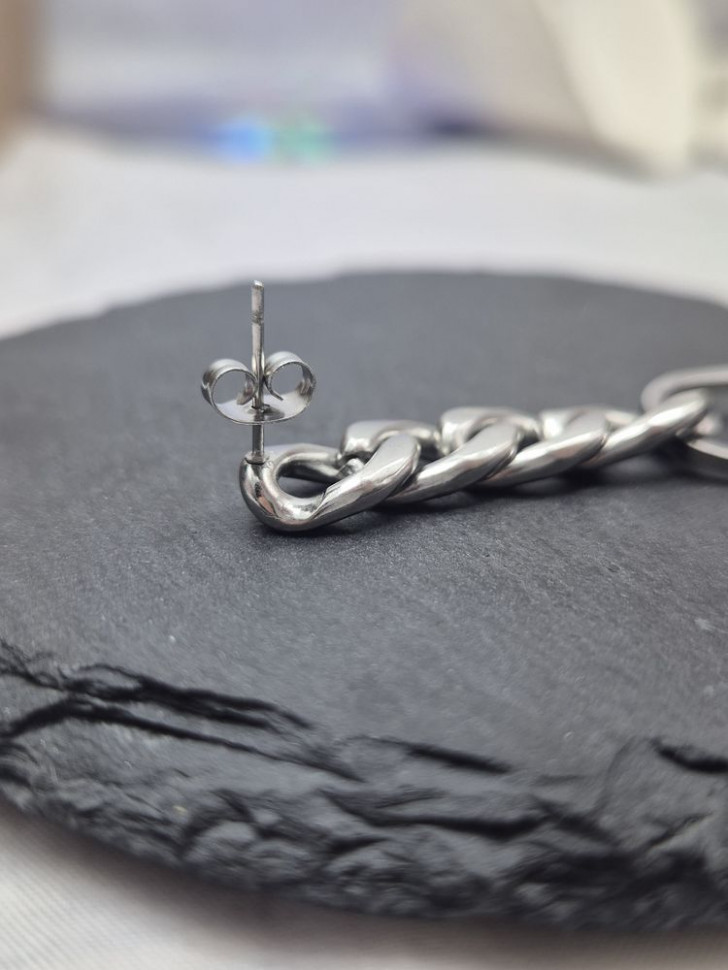 Серьги медицинская сталь J10857CJJ Серьги медицинская сталь J10857CJJ