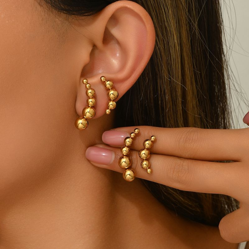 Серьги сталь CJR55787