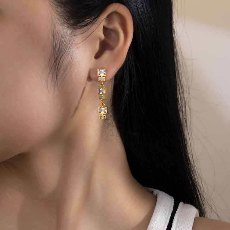 Серьги сталь CJL30523 Серьги сталь CJL30523