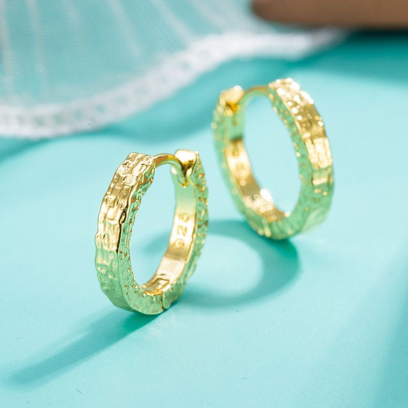 Серьги конго медь напыление золотом 1J12510CJJ