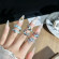Кольцо с ромашкой и китом CJZ46402