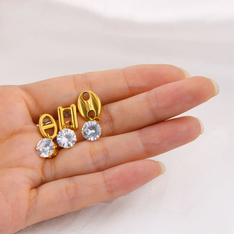 Серьги сталь CJD01116 Серьги сталь CJD01116