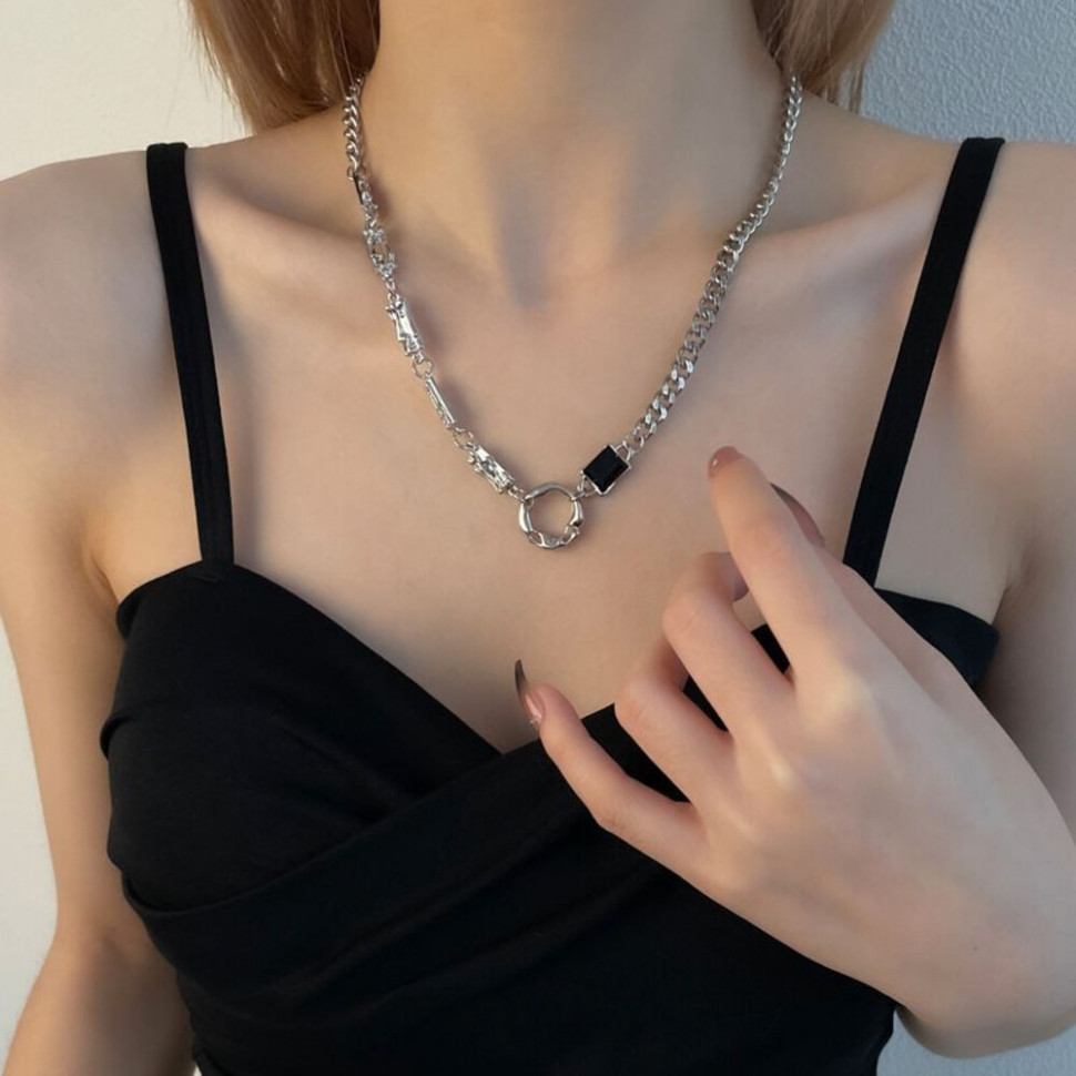 Колье из стали CJH56234