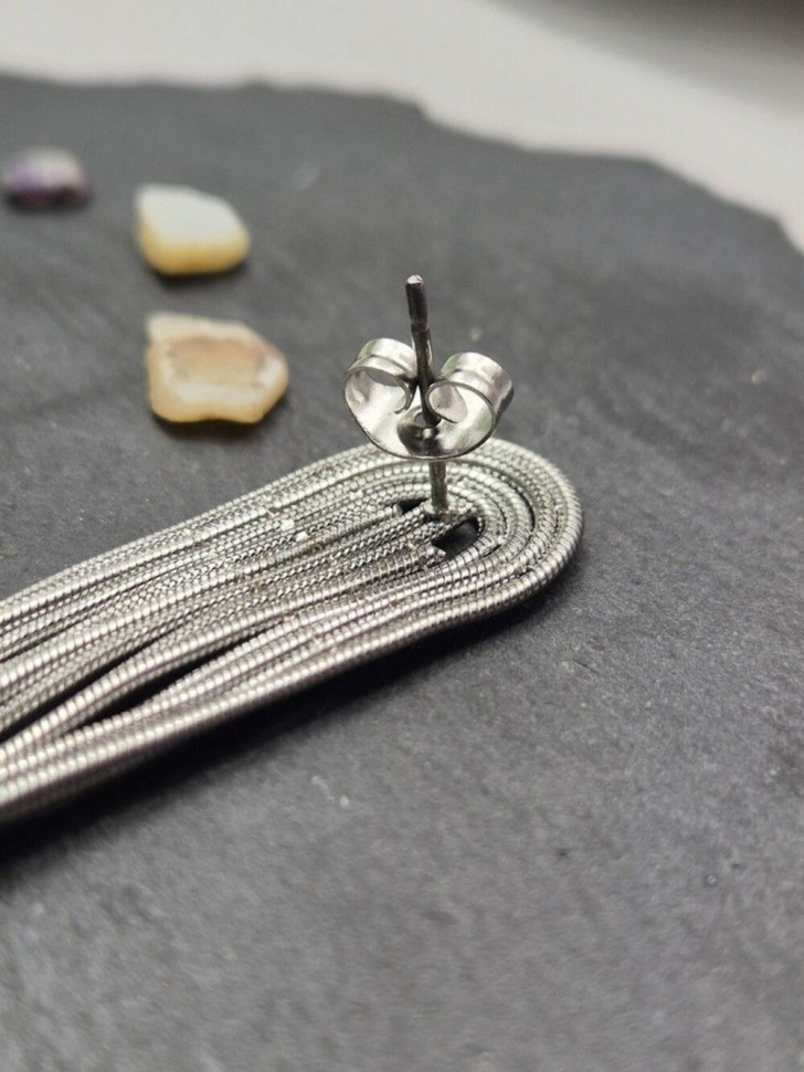 Серьги медицинская сталь J10859(CJJ) Серьги медицинская сталь J10859(CJJ)