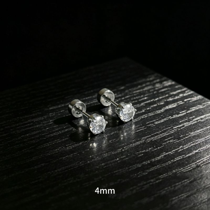 Серьга с цирконом из нержавеющей стали CJX80260 Серьга с цирконом из нержавеющей стали CJX80260