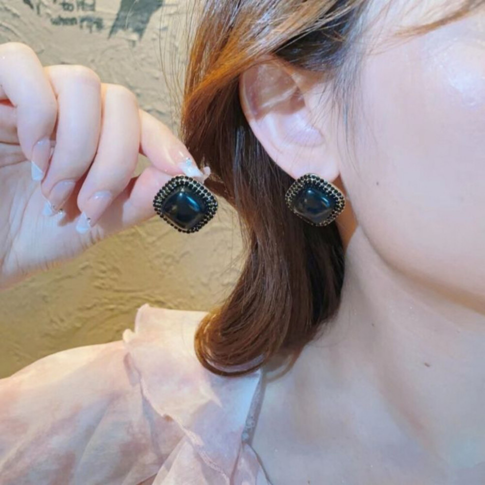 Серьги медицинская сталь с напылением золотом J11246CJJ Серьги медицинская сталь с напылением золотом J11246CJJ