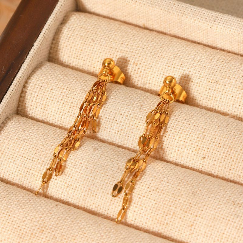 Серьги сталь CJN93176 Серьги сталь CJN93176