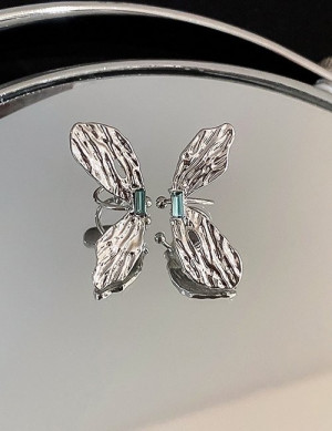 Серьги-пусеты «Крылья бабочки» Z55008