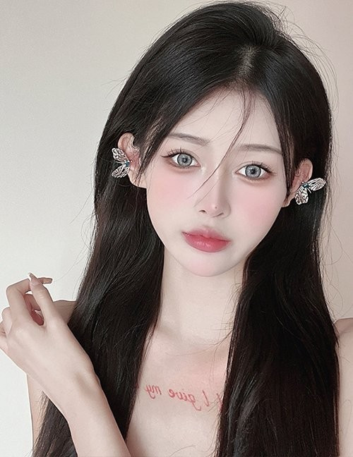 Серьги-пусеты «Крылья бабочки» Z55008