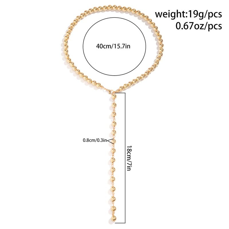 Колье ювелирный сплав 1J11757CJJ Колье ювелирный сплав 1J11757CJJ
