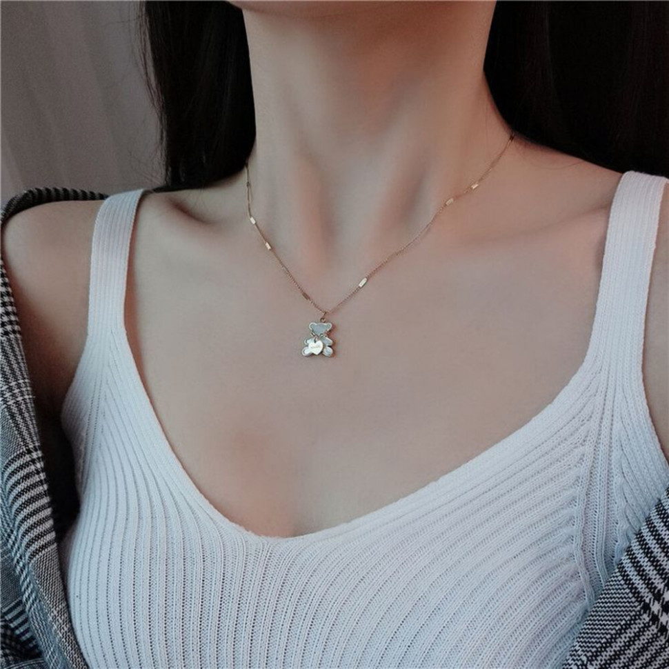 Колье медицинская сталь J10936CJJ