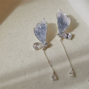 Серьги ювелирный сплав с серебряным гвоздиком J10596CJJ