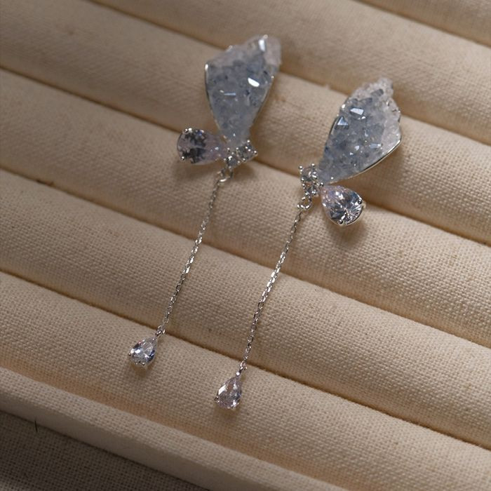 Серьги ювелирный сплав с серебряным гвоздиком J10596CJJ