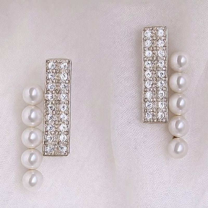 Серьги ювелирный сплав жемчуг 1J12310CJJ