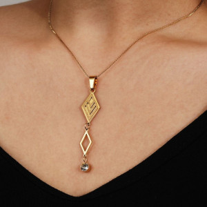 Колье из стали CJP98516