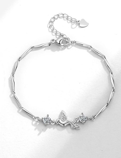 Браслет с растительным орнаментом и каплей M19198