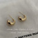 Серьги медь с напылением золотом J10674CJJ Серьги медь с напылением золотом J10674CJJ