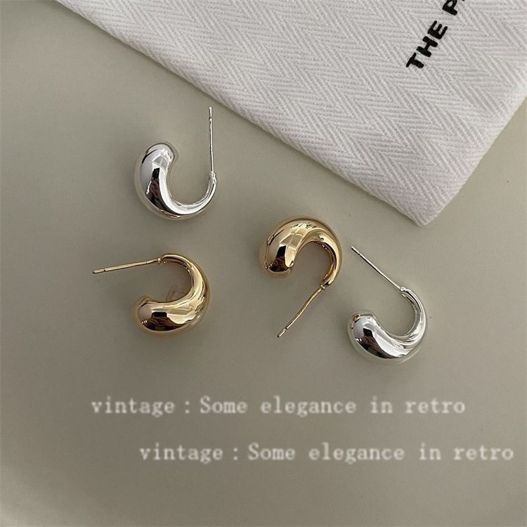 Серьги-кольца с мягким изгибом J10674CJJ