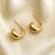Серьги медь с напылением золотом J10674CJJ Серьги медь с напылением золотом J10674CJJ