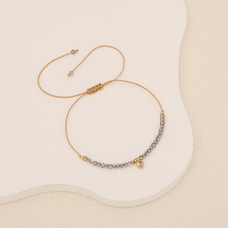 Браслет из тонкой нити с кристаллами CJC59801