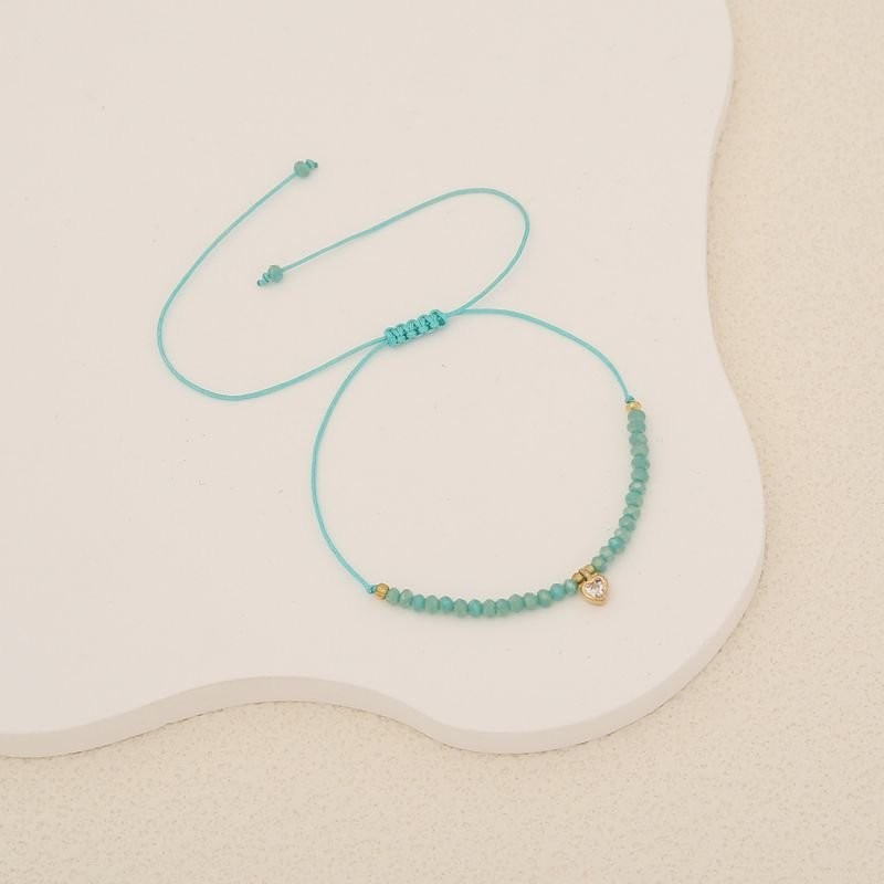 Браслет из тонкой нити с кристаллами CJC59801