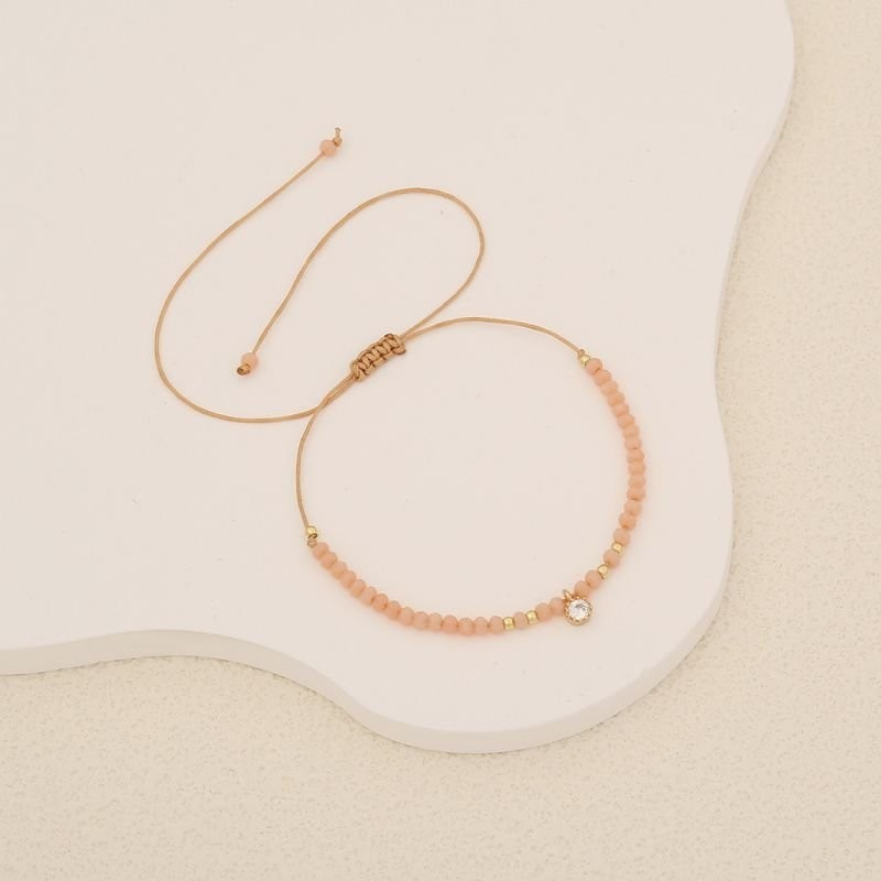 Браслет из тонкой нити с кристаллами CJC59801