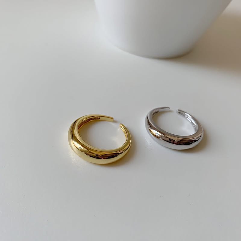 Кольца 2 штуки медь с напылением золотом J11594CJJ