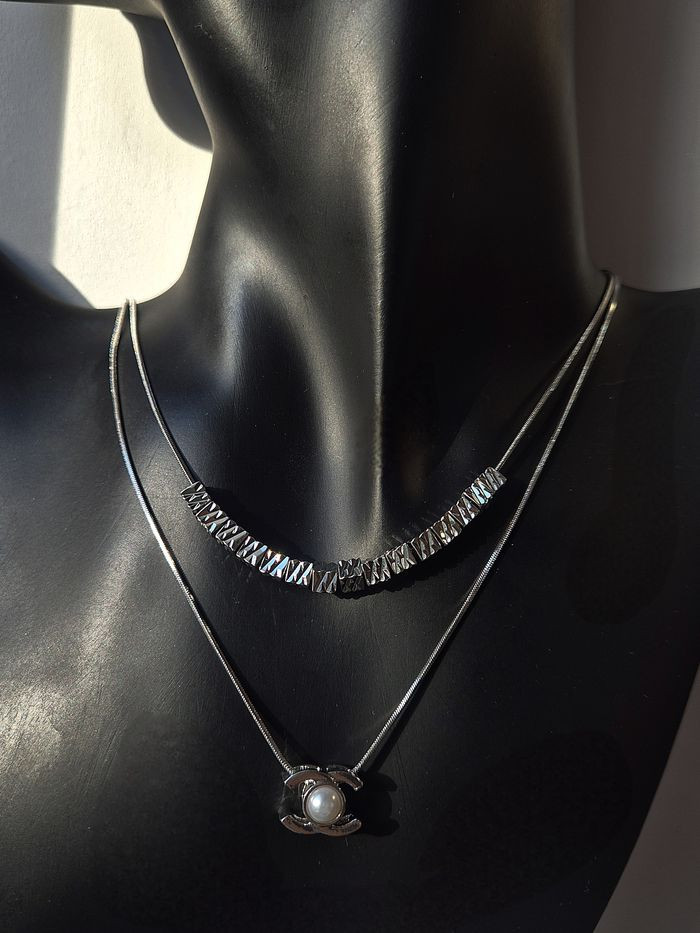 Колье стальное многослойное J11448CJJ Колье стальное многослойное J11448CJJ