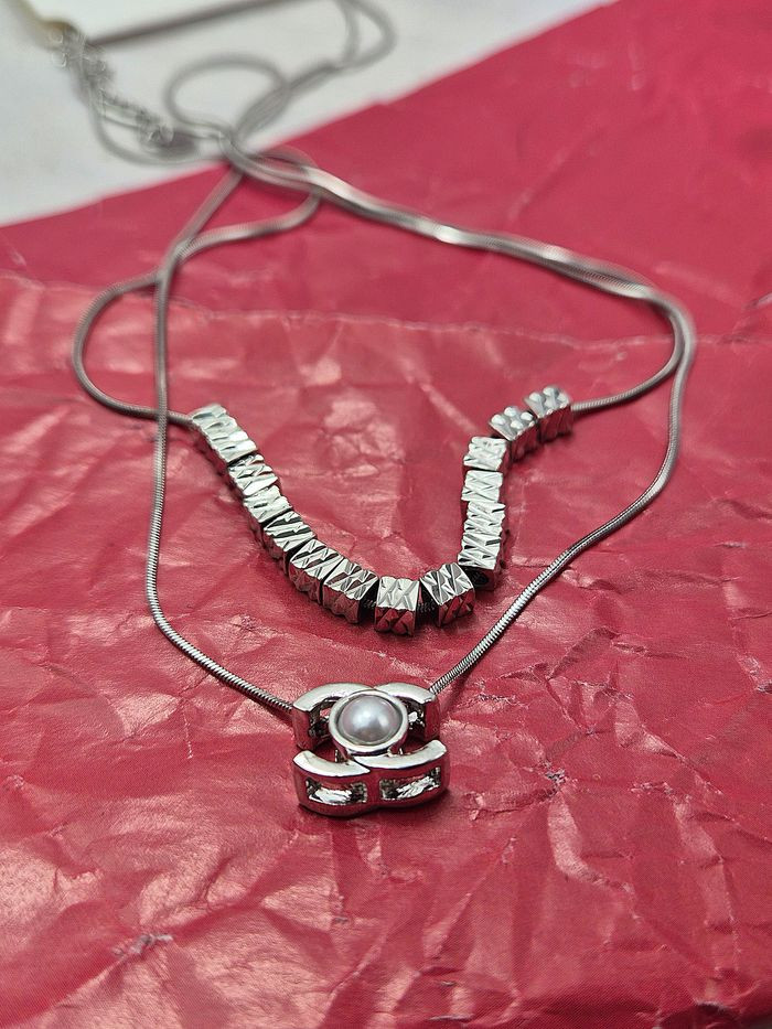 Колье стальное многослойное J11448CJJ Колье стальное многослойное J11448CJJ