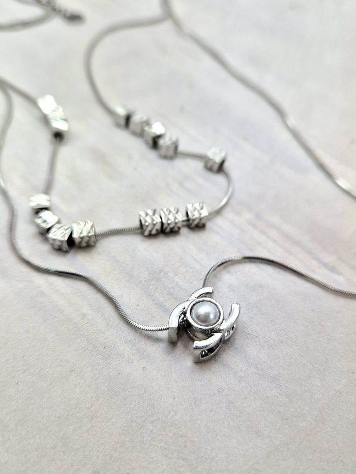 Колье стальное многослойное J11448CJJ Колье стальное многослойное J11448CJJ