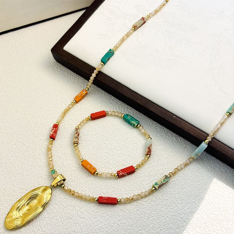 Стальной комплект бижутерии CJP77611 Стальной комплект бижутерии CJP77611